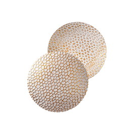 Opviq Lámpara de Pared Yosma-13646 Metal LED SMD 5W Blanco y Oro 21x21x15 cm Elegancia y Calidez